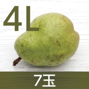 ラ・フランス／大玉4L（7玉・約2.5kg）